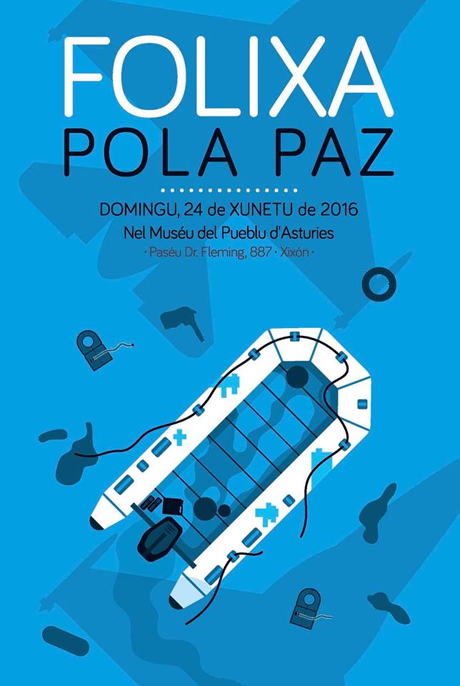 Cartel Folixa pola Paz 2016