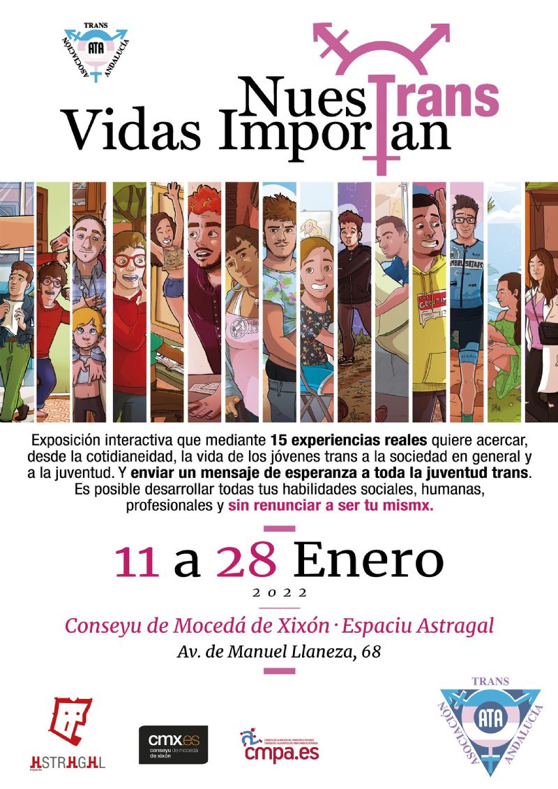 Cartel de la exposici�n Nuestrans vidas importan