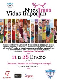 Cartel de la exposici�n Nuestrans vidas importan