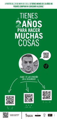 cartel Campa�a informativa sobre la nueva normativa sobre alcohol