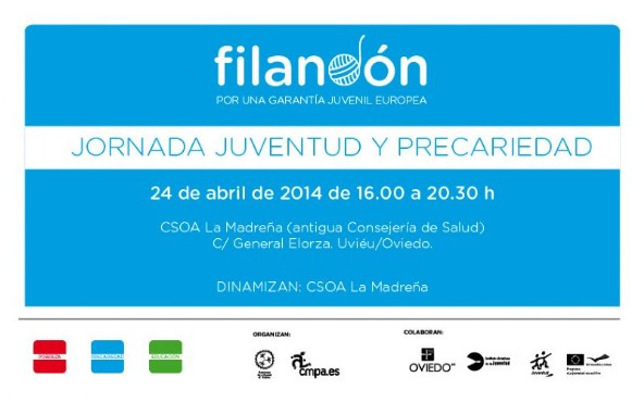 cartel Jornada Precariedad y Juventud