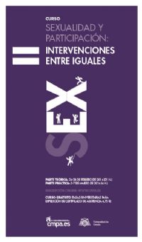 cartel curso Sexualidad y Participaci�n: intervenciones entre iguales